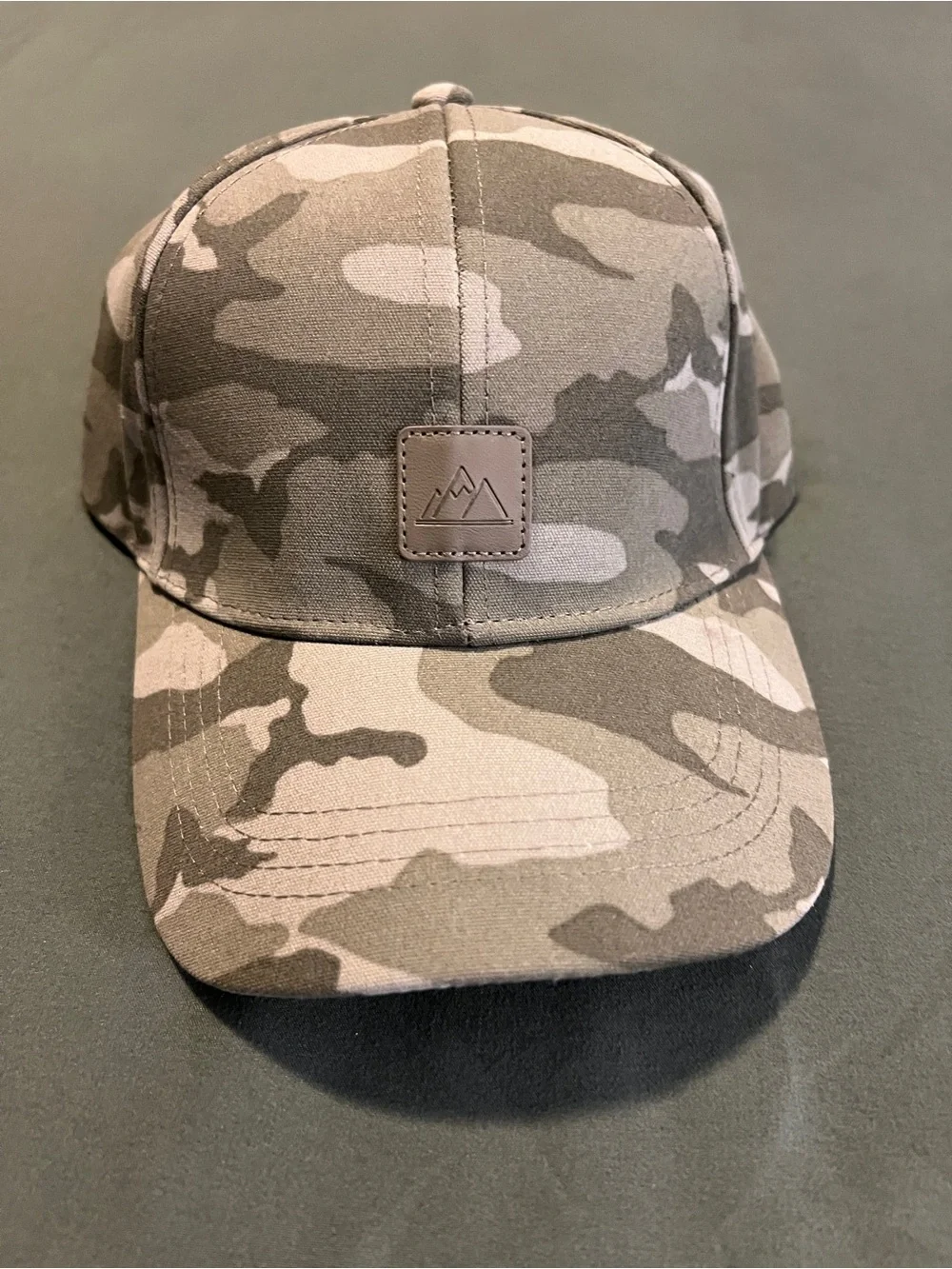 Kids Camo Mountain Patch Hat